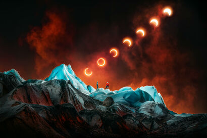 Ring of Fire and Ice - a Photographic Art Artowrk by Liam Man